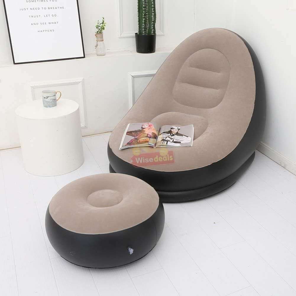 Very Comfortable and Large Inflatable Sofa with Foot Stool / Table - START R1 ONLY