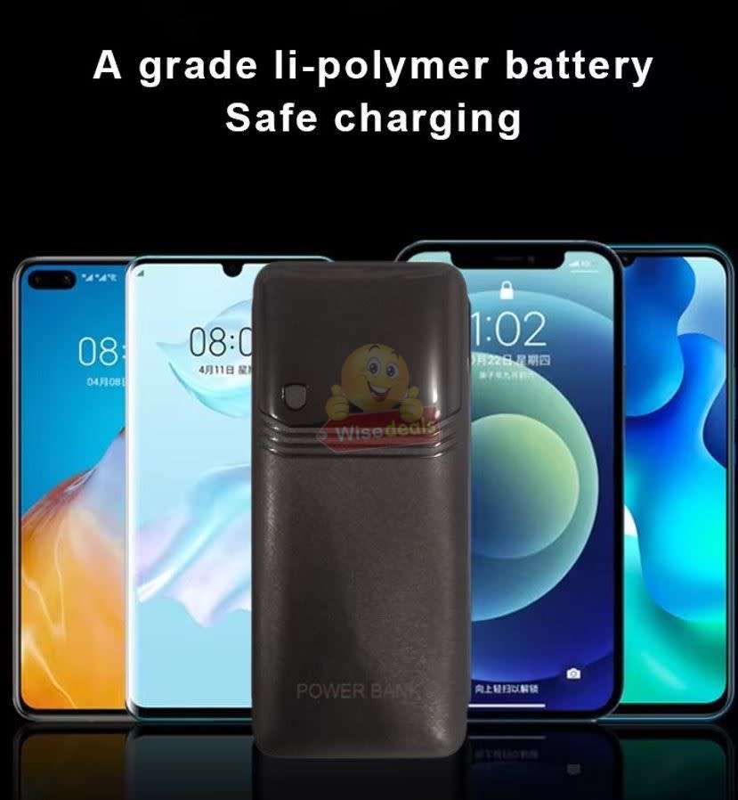 3 USB Backup Power Bank 18 000mAh with Flashlight