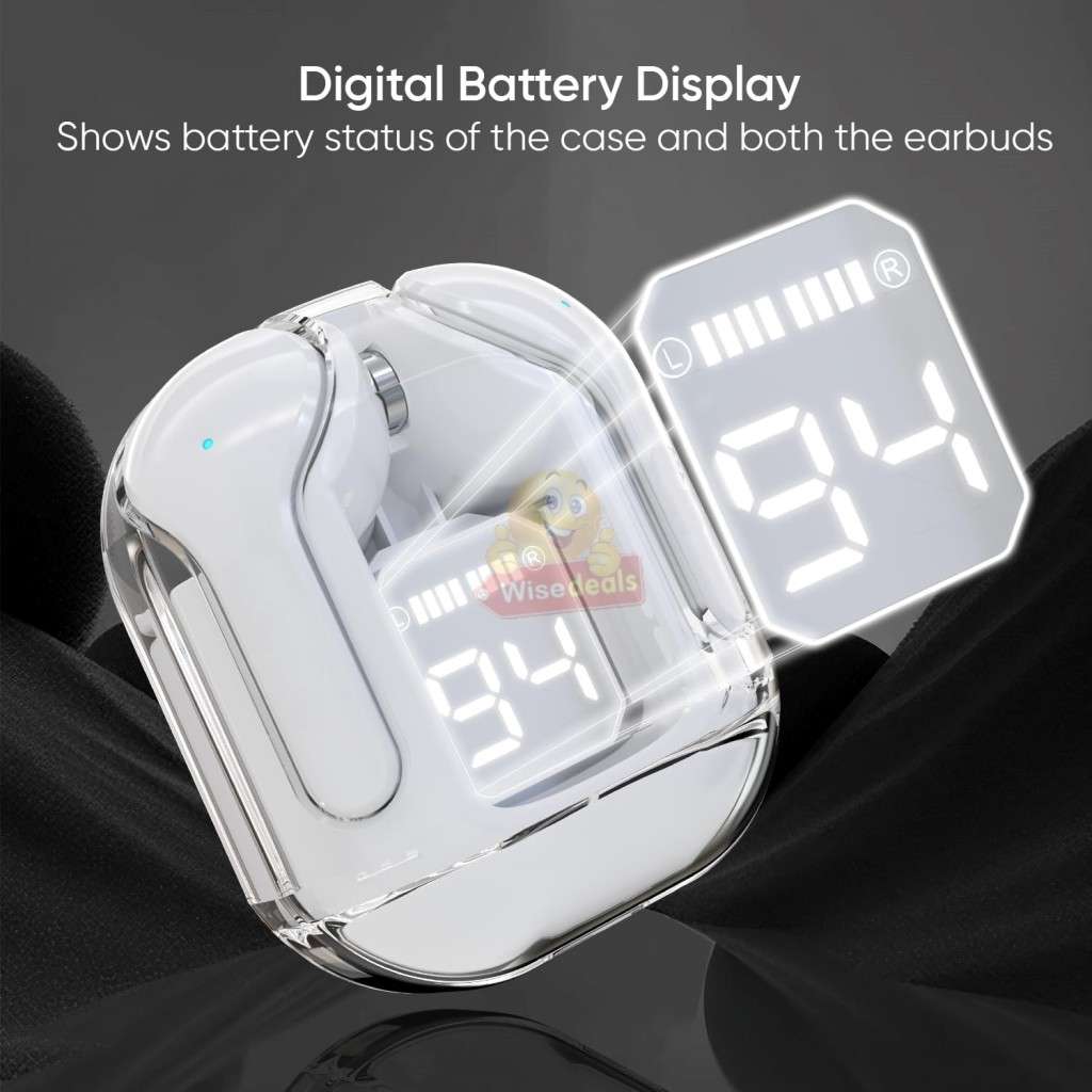 Ultrapods Max TWS True Wireless Headphones, LED Display, HiFi Stereo Sound, Fast Charging etc.