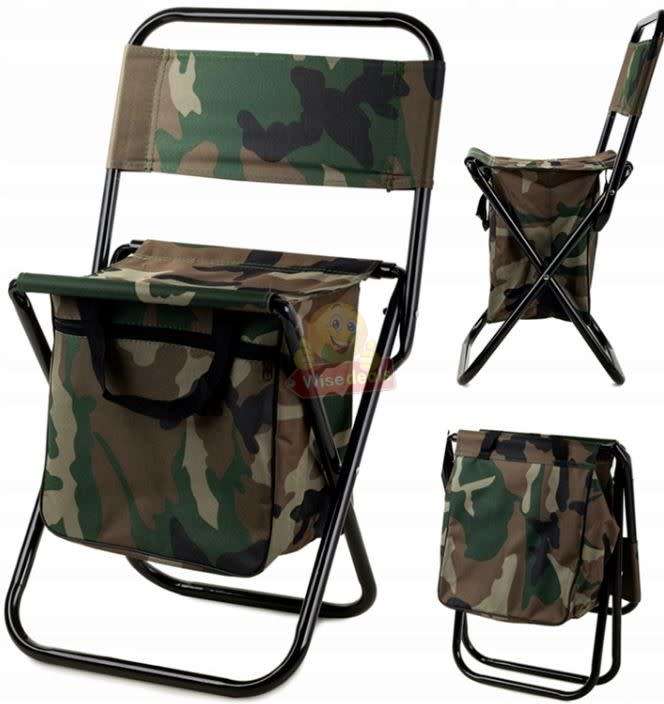High-Quality Steel and 600D Durable Oxford Fabric Outdoor Foldable Chair with Cooler