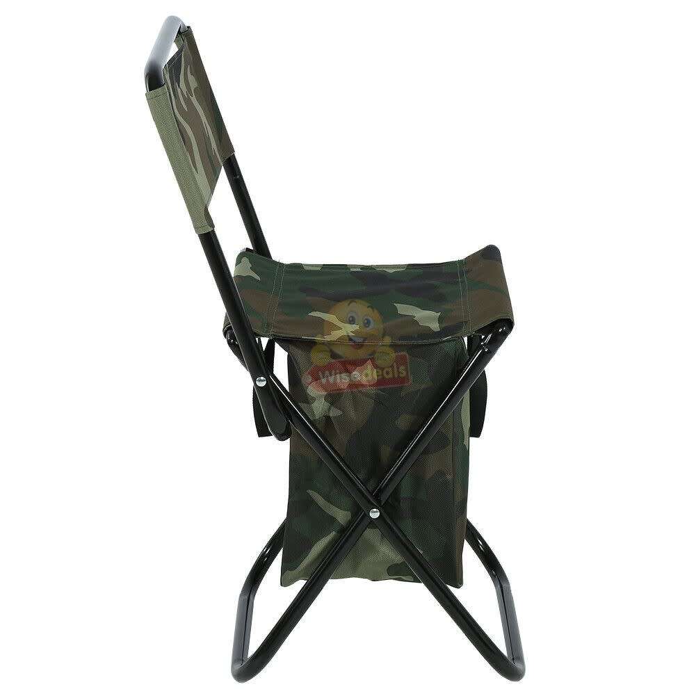 High-Quality Steel and 600D Durable Oxford Fabric Outdoor Foldable Chair with Cooler