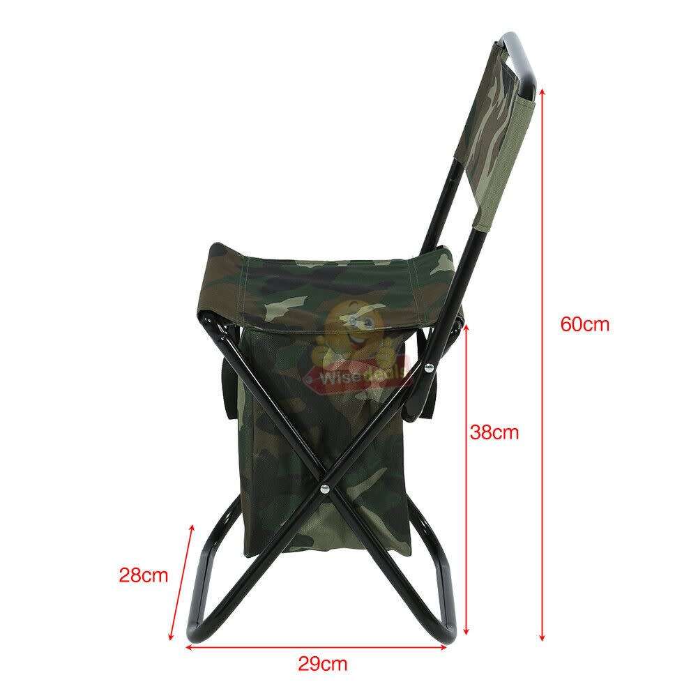 High-Quality Steel and 600D Durable Oxford Fabric Outdoor Foldable Chair with Cooler