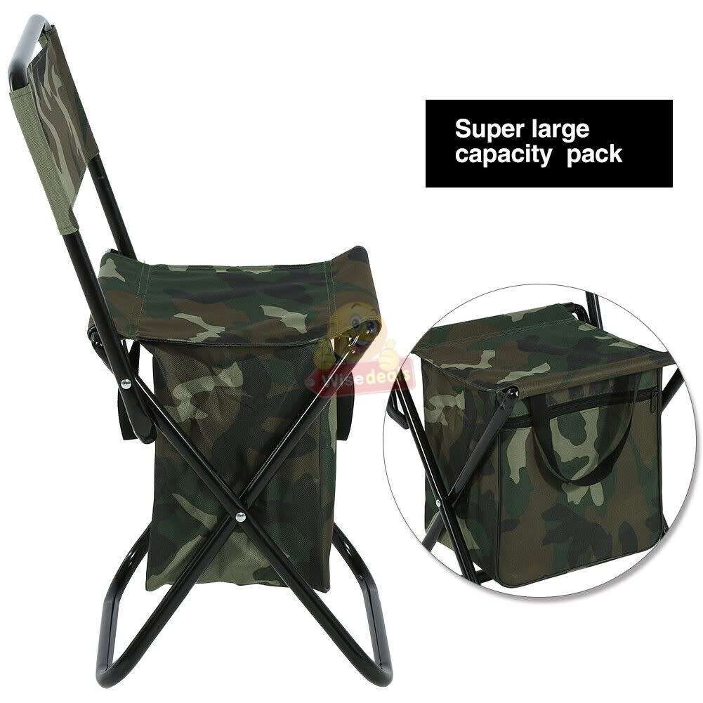 High-Quality Steel and 600D Durable Oxford Fabric Outdoor Foldable Chair with Cooler