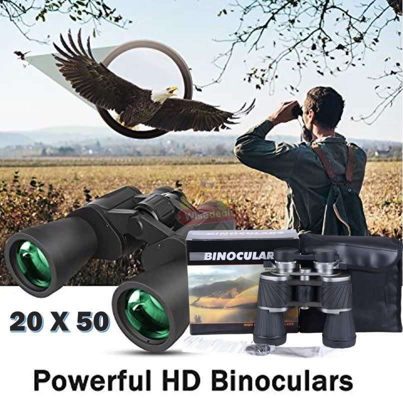 20X50 HD Magnification Binoculars, Adjustable and Night Vision