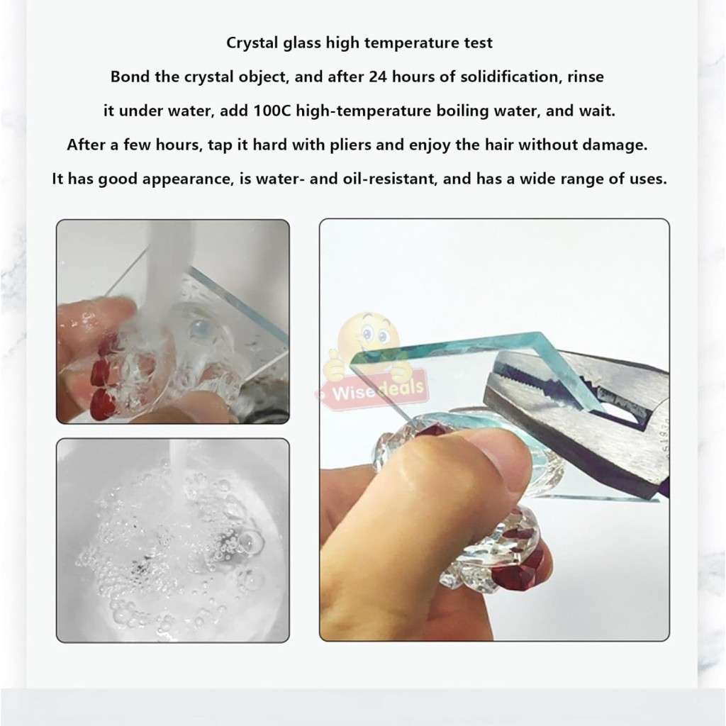 Epoxy Glue Set, Perfect for Bonding Metal, Wood, Glass and more