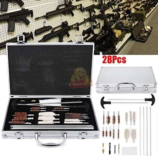 Gun Cleaning Kit in an Aluminium Protective Case - Prolong the Life of Your Firearm Collection
