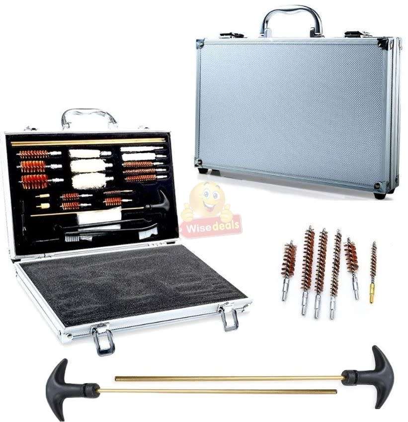 Gun Cleaning Kit in an Aluminium Protective Case - Prolong the Life of Your Firearm Collection