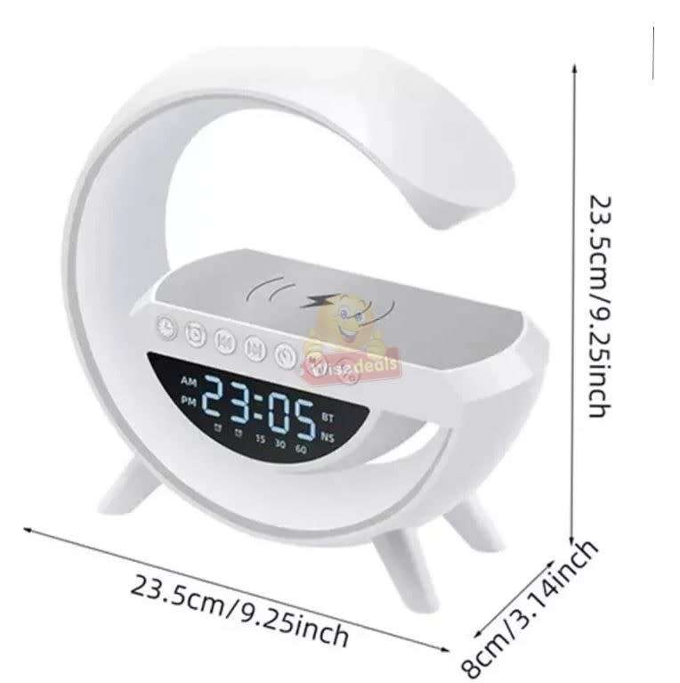 NEW UPGRADED LARGE Bluetooth 360° Surround Sound Speaker with Wireless Charging & Lights