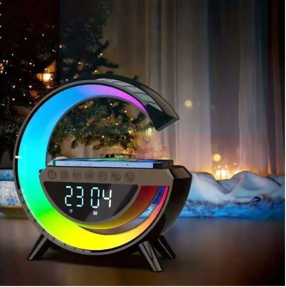 NEW UPGRADED LARGE Bluetooth 360° Surround Sound Speaker with Wireless Charging & Lights