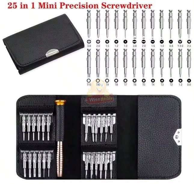25-in-1 Multi-purpose Precision Screwdriver Wallet Set - START R1 ONLY