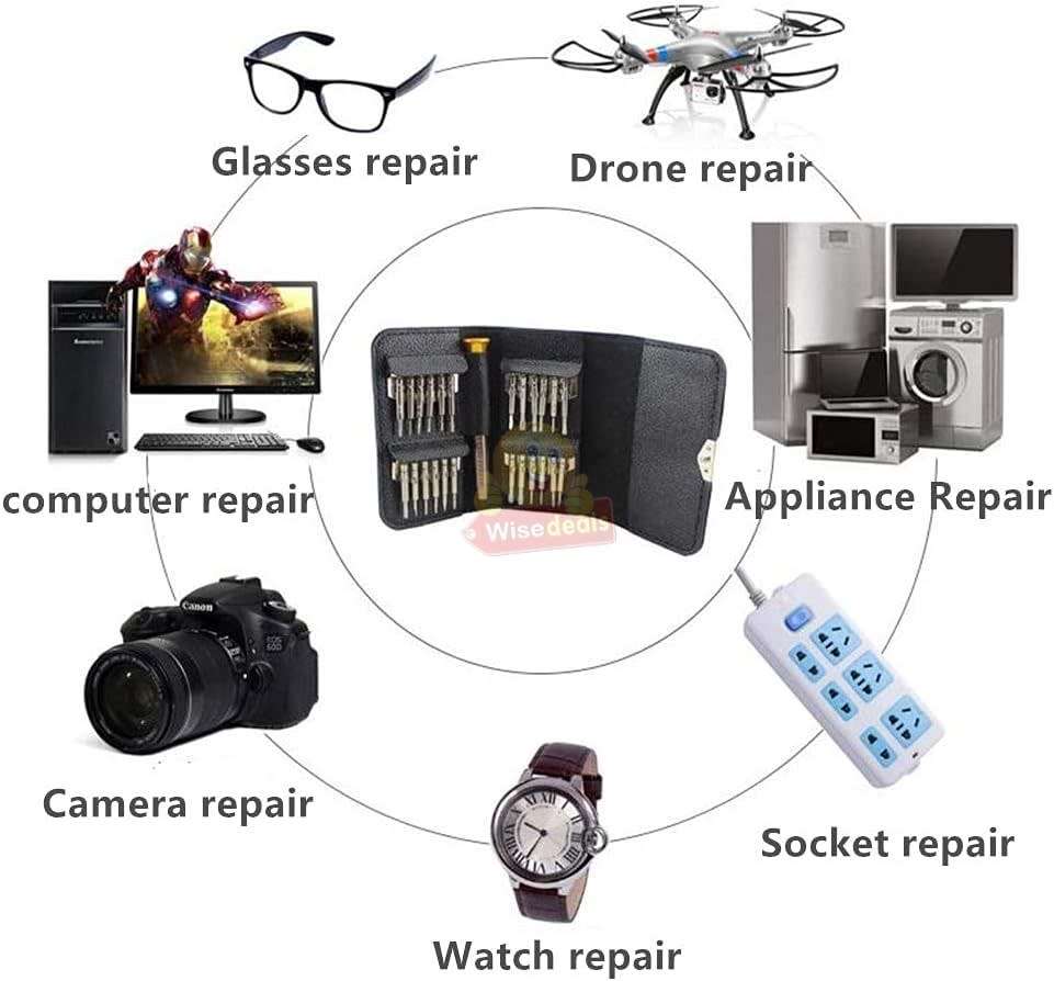 25-in-1 Multi-purpose Precision Screwdriver Wallet Set - START R1 ONLY