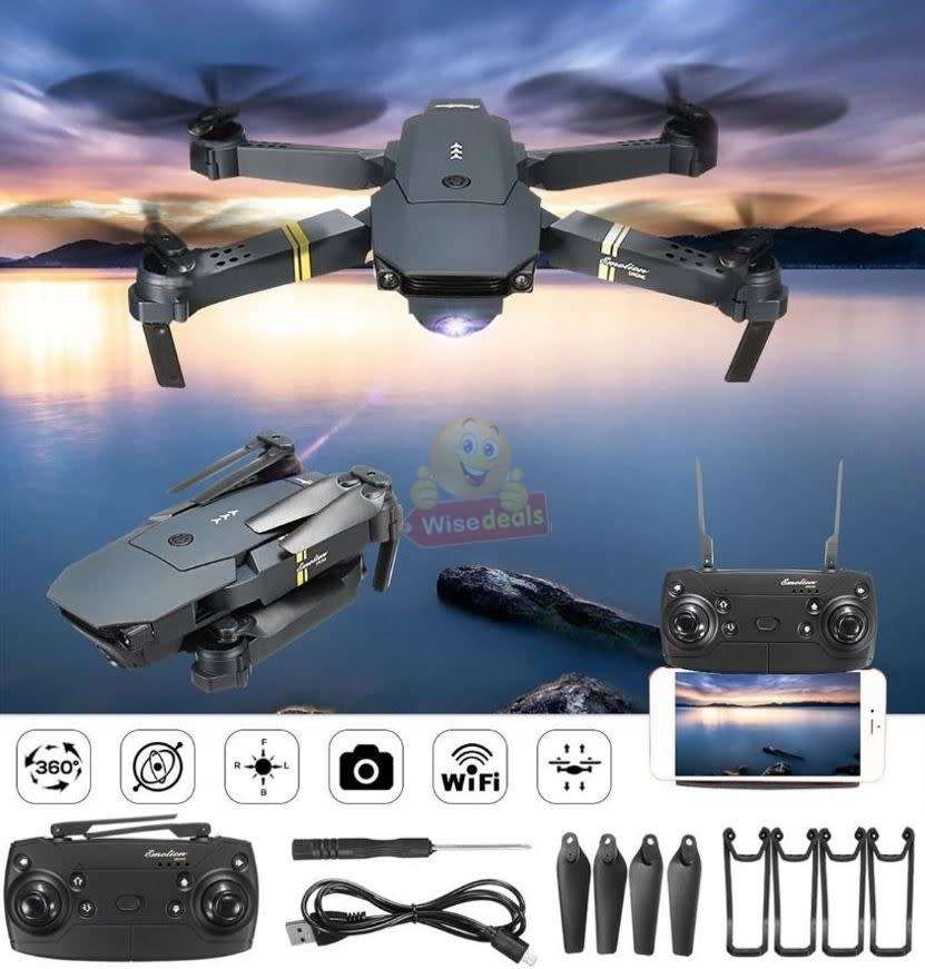 Foldable 998 Pro WIFI Drone with Dual Cameras