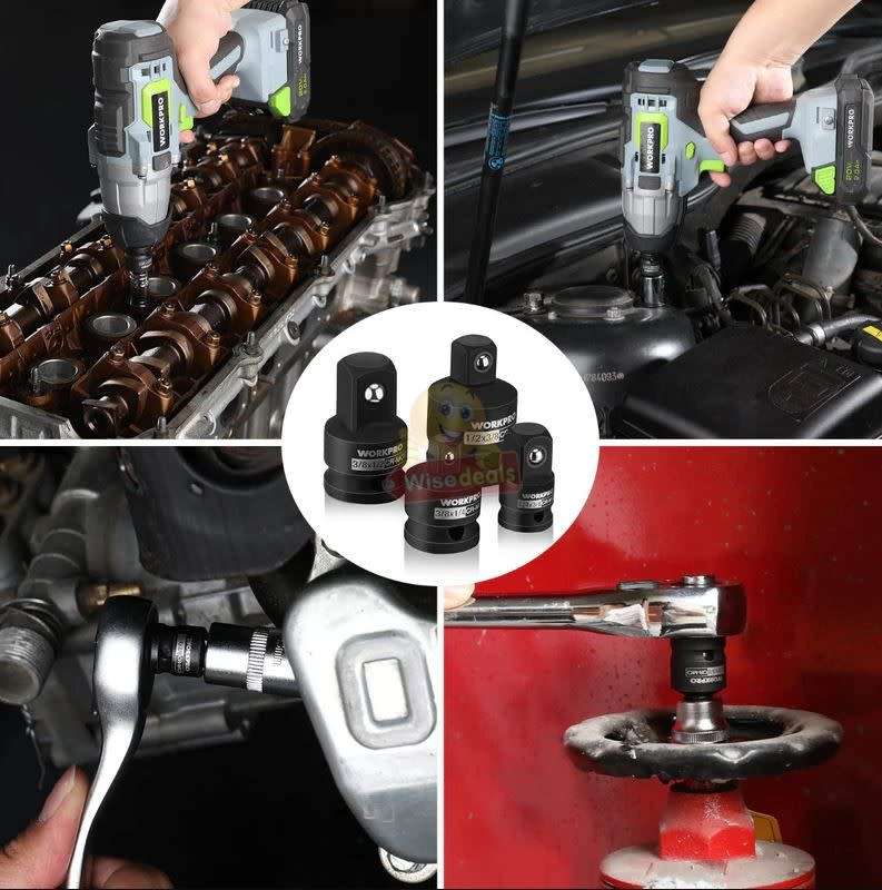 8Pc Heavy Duty Impact Socket Convertor Kit