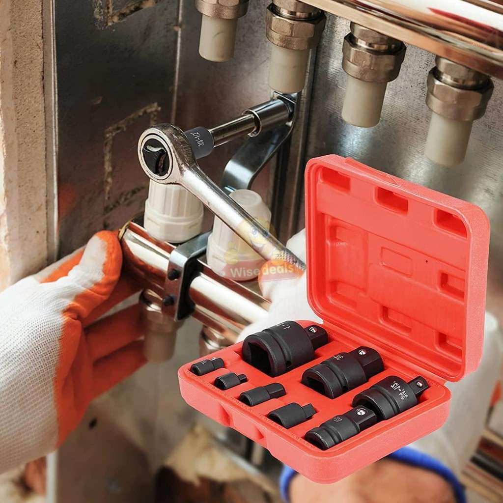 8Pc Heavy Duty Impact Socket Convertor Kit