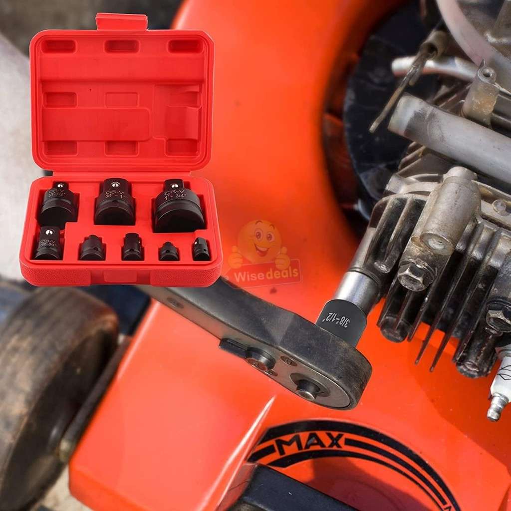 8Pc Heavy Duty Impact Socket Convertor Kit