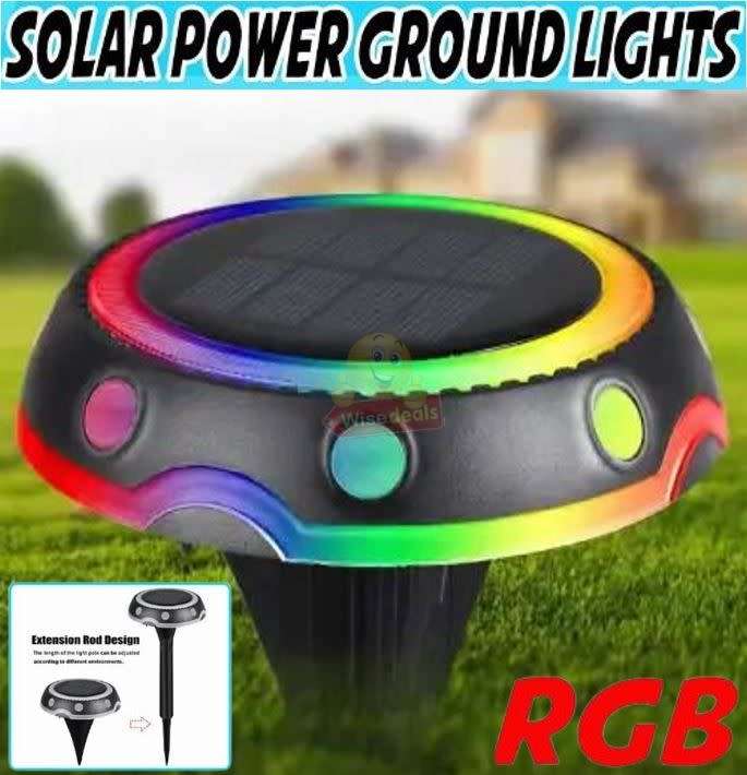 Waterproof LED SOLAR Ground Light with Rechargeable Battery - START R1 ONLY