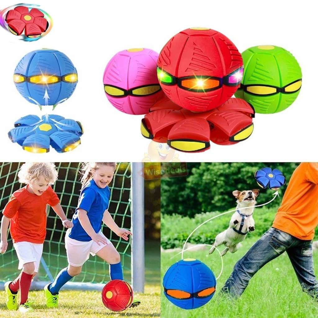 UFO Magic Flying Saucer Ball and Frisbee for Children and Pets