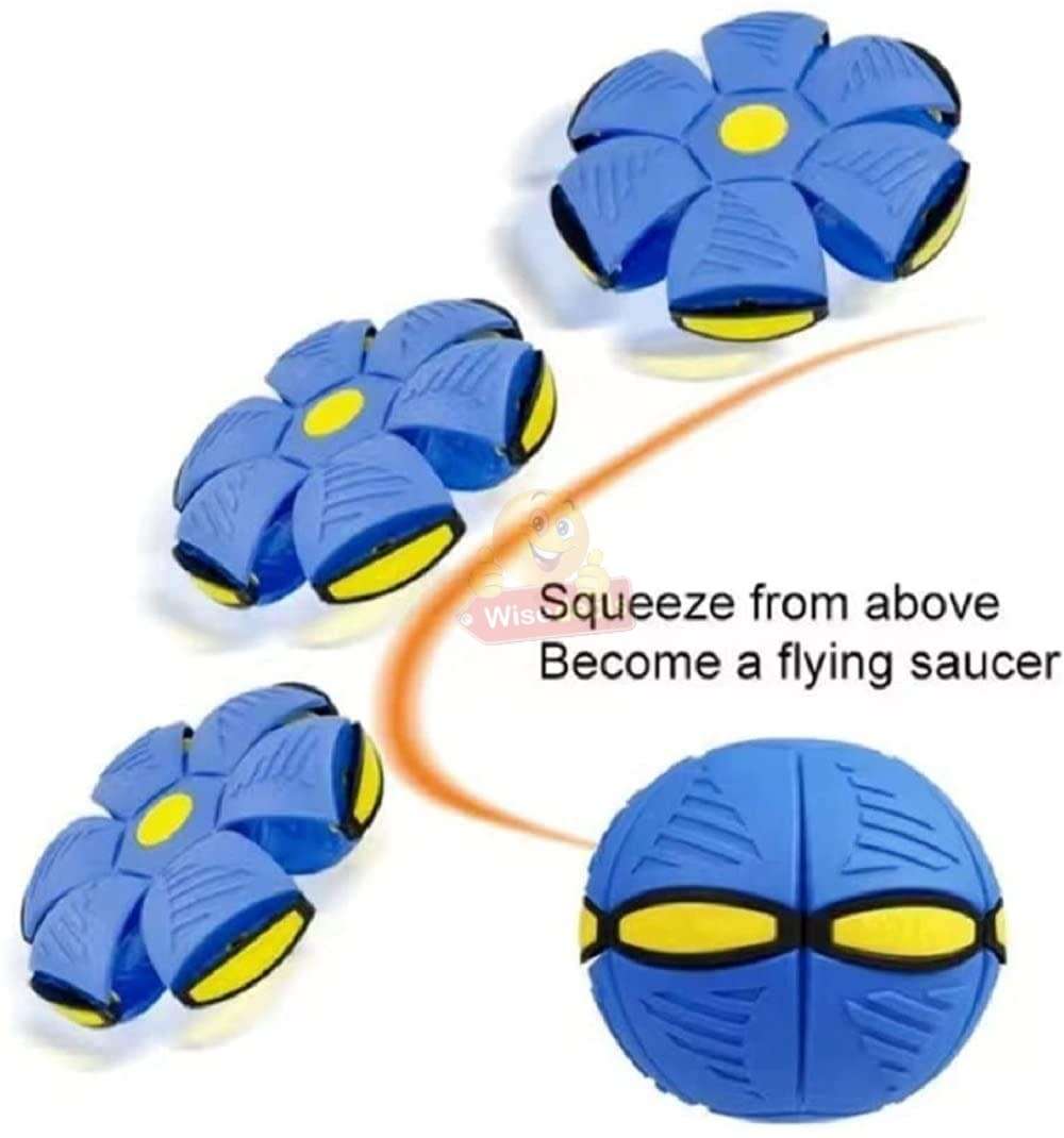UFO Magic Flying Saucer Ball and Frisbee for Children and Pets