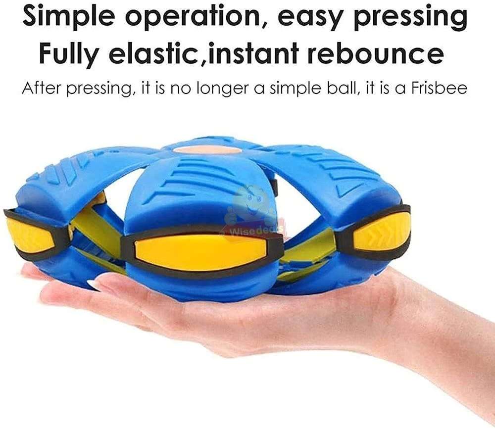 UFO Magic Flying Saucer Ball and Frisbee for Children and Pets