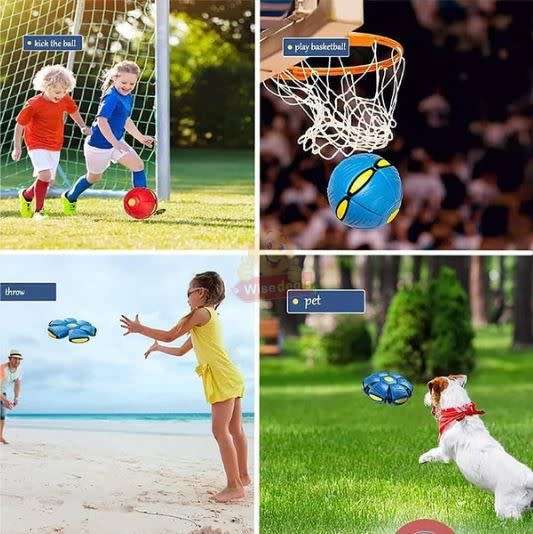 UFO Magic Flying Saucer Ball and Frisbee for Children and Pets