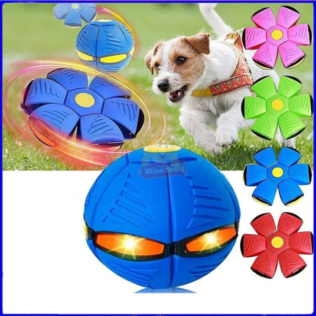 UFO Magic Flying Saucer Ball and Frisbee for Children and Pets