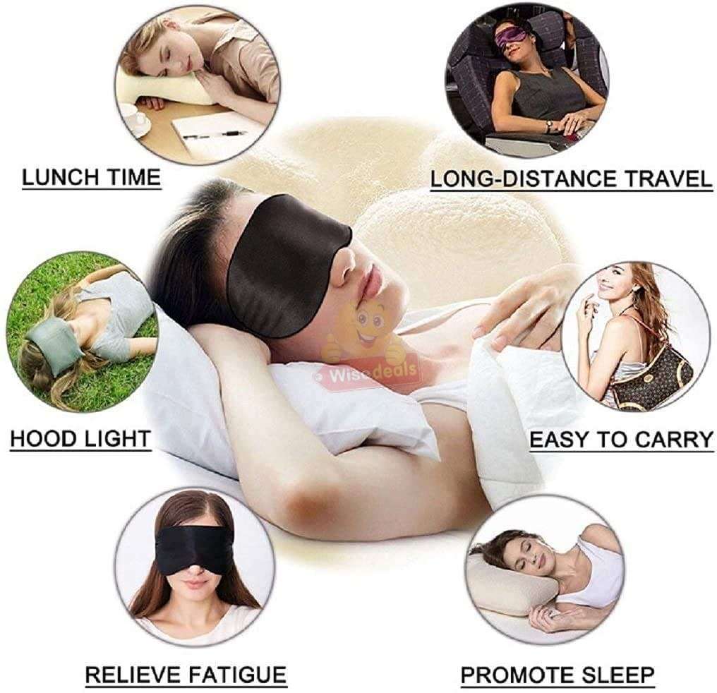3 in 1 Travel Set - Neck Pillow, Eye Mask and Ear Plugs, perfect for travel or rest - START R1 ONLY