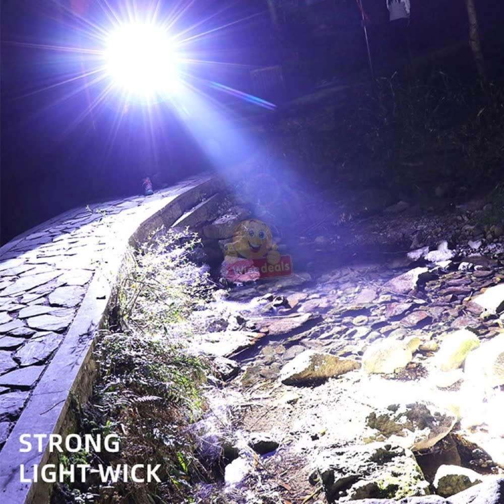 Super Far Distance COB LED Search and Flash Light, USB Interface, Mobile Power Bank