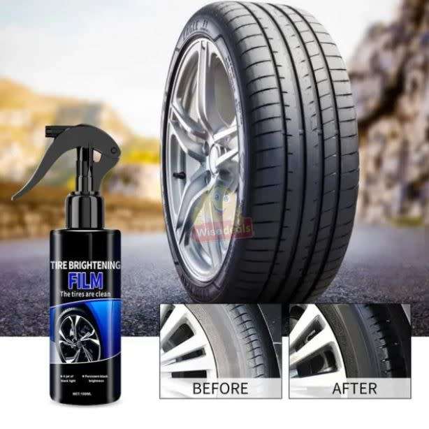 Tyre Brightening Spray for Stain Removal, Rim and Tyre Shine