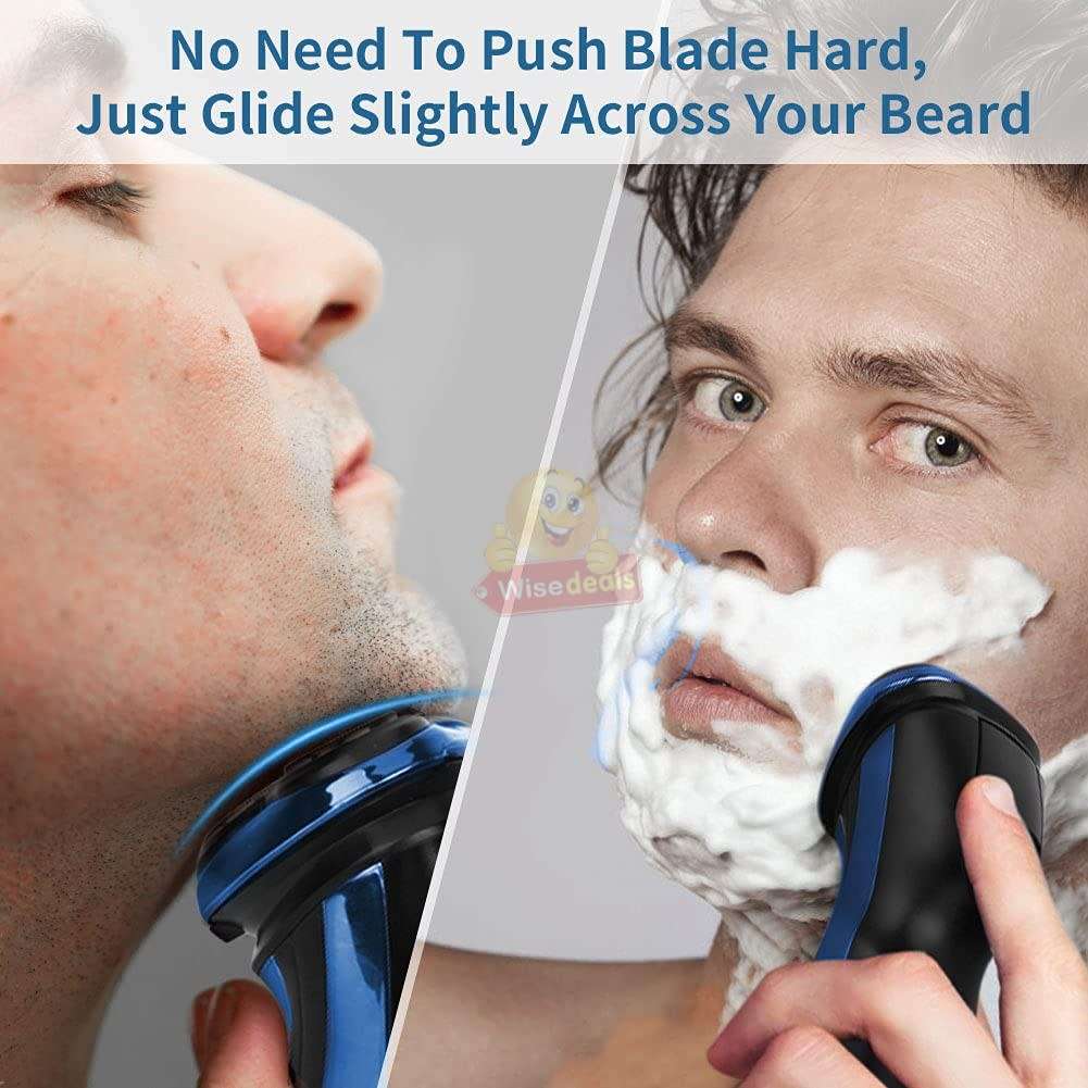 Electric Rechargeable Wet and Dry Shaver, Cordless, 4-Direction Flexible Head - START R1 ONLY