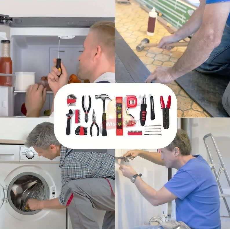 129 Piece Tool Kit for the Household or Professional use in a foldable Carry Case - START R1 ONLY