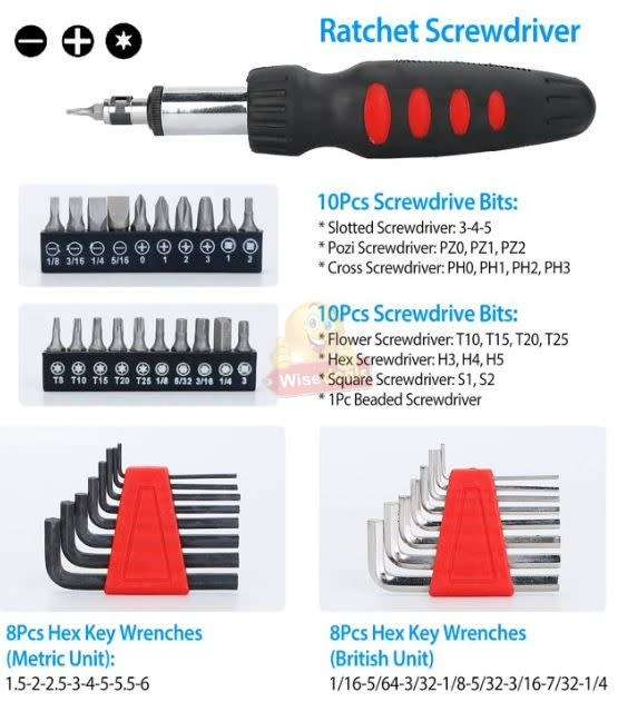 129 Piece Tool Kit for the Household or Professional use in a foldable Carry Case - START R1 ONLY