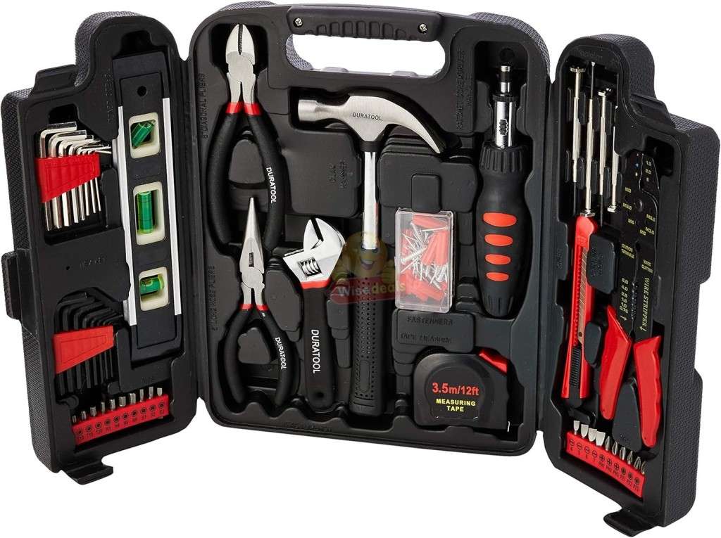 129 Piece Tool Kit for the Household or Professional use in a foldable Carry Case - START R1 ONLY