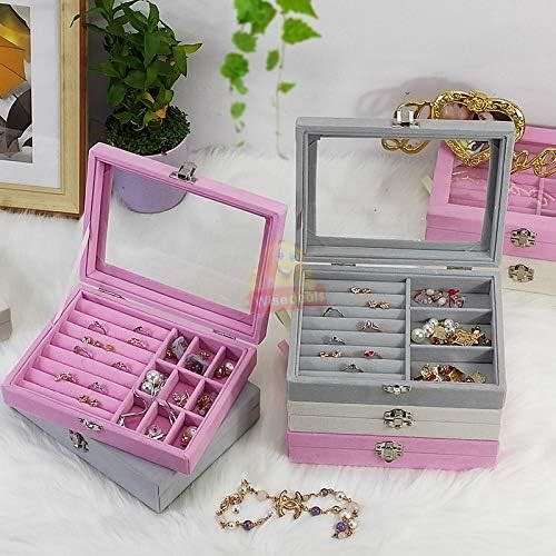 Exquisite Velvet Jewellery Box and Organizer for all you Jewellery - START R1 ONLY