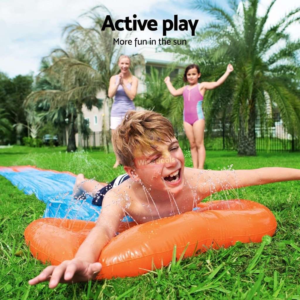 Slip a Slide Super Slide, Attaches to most Garden Hoses, 12FT X 2.25FT