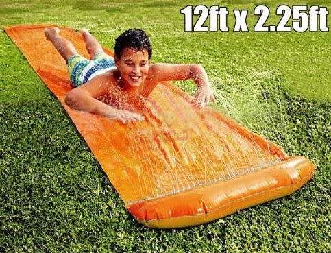 Slip a Slide Super Slide, Attaches to most Garden Hoses, 12FT X 2.25FT