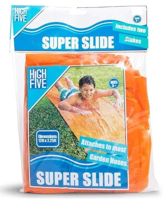 Slip a Slide Super Slide, Attaches to most Garden Hoses, 12FT X 2.25FT