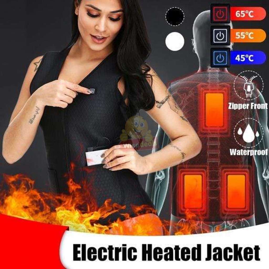 Unisex Electric USB Heated Vest, Temperature Control, High Quality, ONLY LARGE - START R1 ONLY