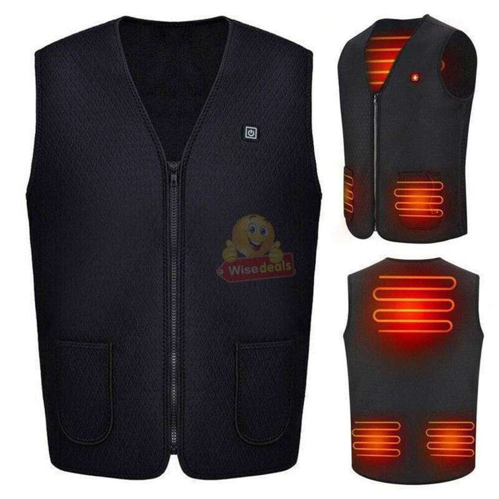 Unisex Electric USB Heated Vest, Temperature Control, High Quality, ONLY LARGE - START R1 ONLY