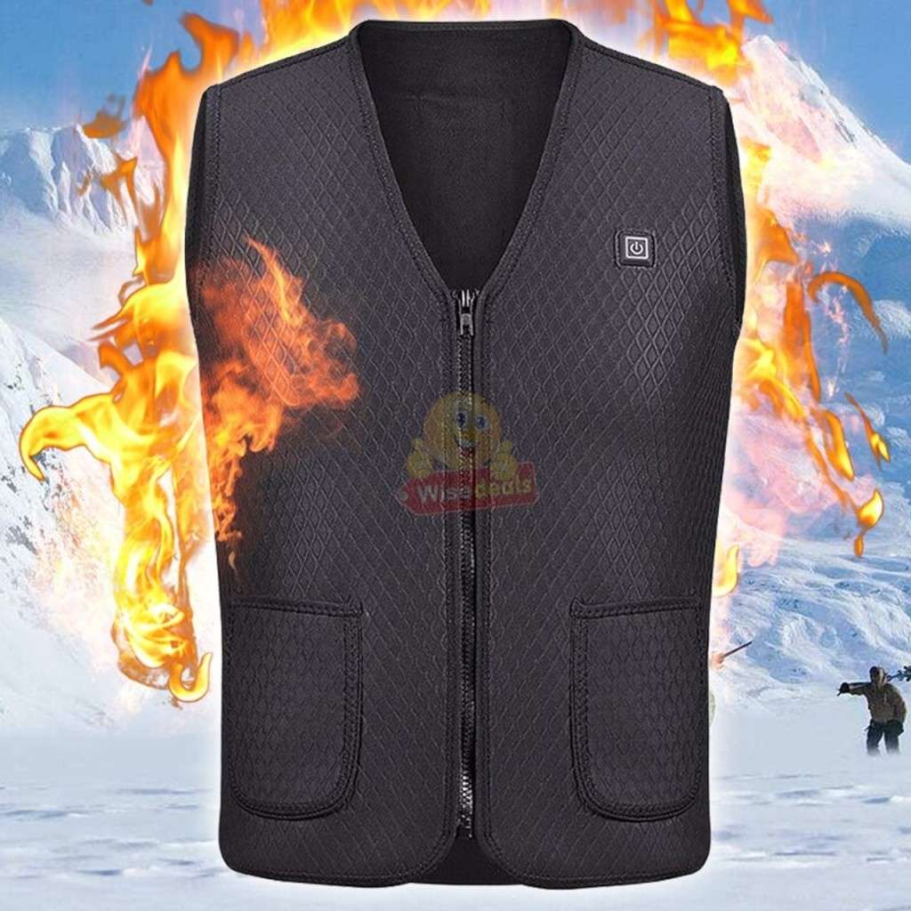 Unisex Electric USB Heated Vest, Temperature Control, High Quality, ONLY LARGE - START R1 ONLY