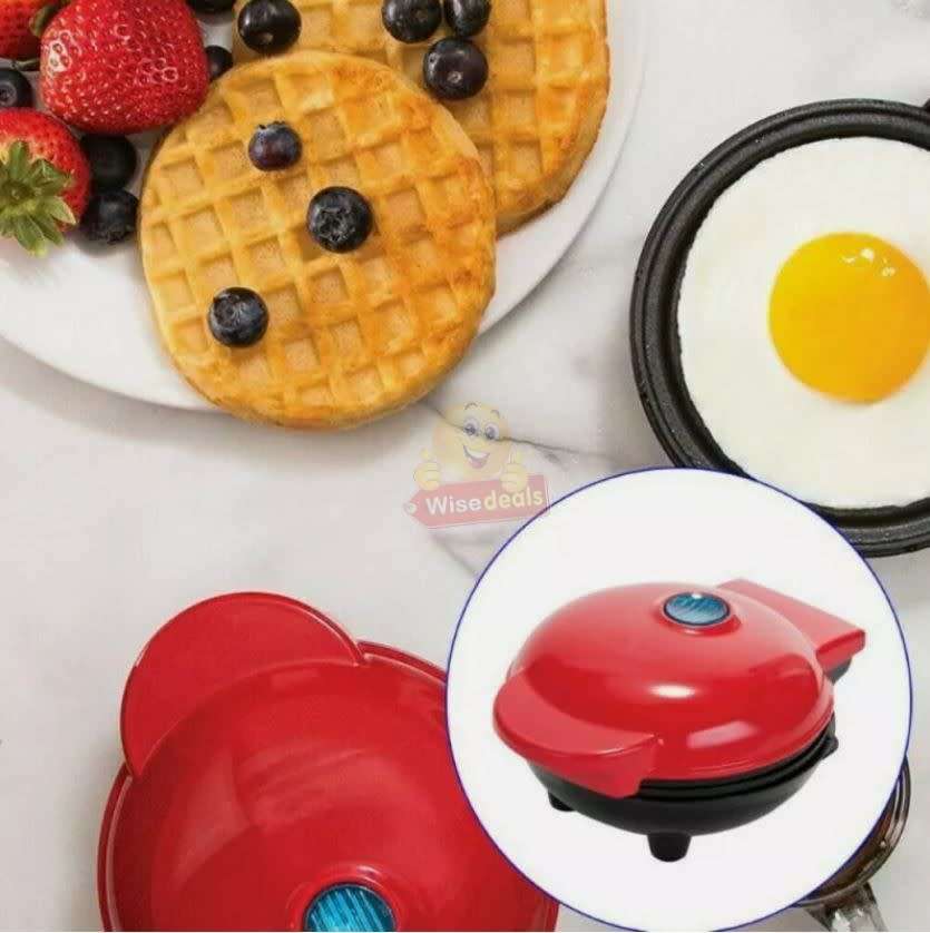 Waffle Maker for Waffles, Paninis, Cake and even Biscuit Pizzas, Non-Stick Surface