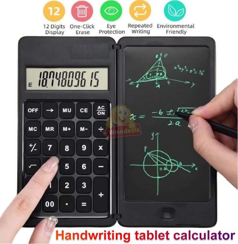 LCD Tablet Calculator, One-key Clear, Digital High-definition Display - START R1 ONLY