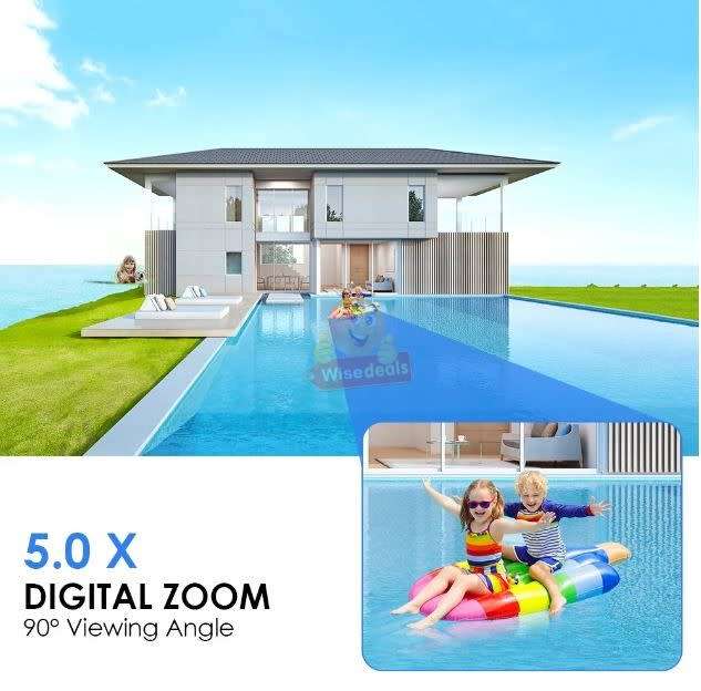 Waterproof IP WIFI Solar Camera with V380 PRO App