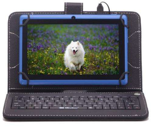 7" iRulu Android Tablet 8GB Including Black Keyboard Case