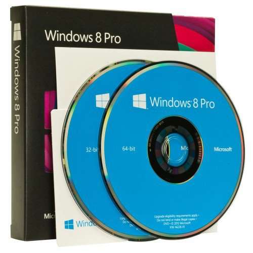 Windows 8 Pro - Sealed Retail Package, Fresh installation - 32 & 64 bit disks