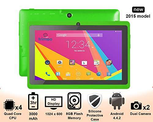 7" Quad Core Android 4.4. Tablet, Dual Cameras, Full HD, Wi-Fi, Bluetooth, 8GB, Touch Screen