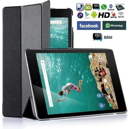 7" 3G Android SmartphoneTablet with Cover Case, 2 SIM Card Slots, 2 Cameras, Bluetooth, Whatsapp