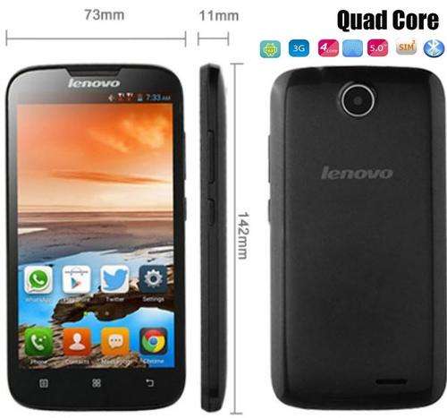 5" Lenovo Android Smartphone, Wi-Fi, 3G, Dual Sim Cards, GPS, Build in Wi-Fi, WAP, Bluetooth, OTG