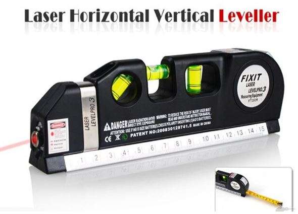 Laser Level Pro - Horizontal and Vertical Measuring Tool