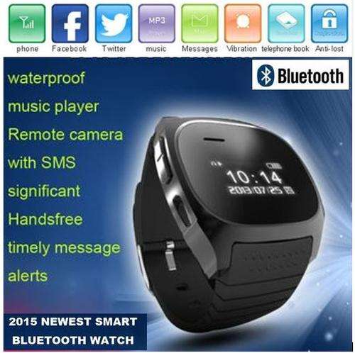 Bluetooth Smartwatch for iPhone, Android, Samsung, HTC, LG & Sony with Pedometer, Sleep Monitor etc