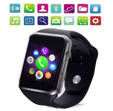 Bluetooth Smartwatch for Android, Samsung, LG, Sony, iPhone - Pedometer, Remote Camera, Bluetooth...